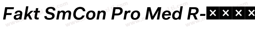 Fakt SmCon Pro Med R字体转换